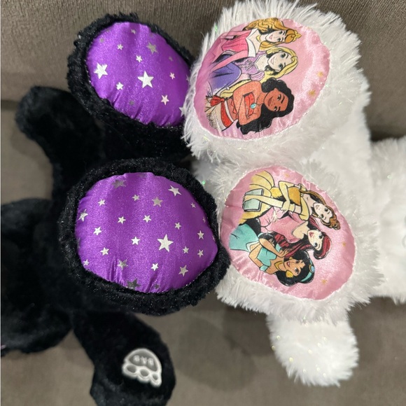Build A Bear Lot Of 2 Starry Sky Night Kitty Cat & Disney Princess Sparkle Bear - Picture 4 of 10